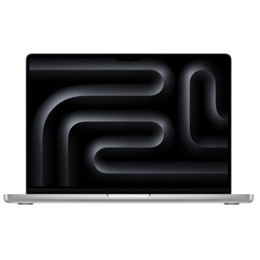 Apple MacBook Pro Apple M3 8 Núcleos/8GB/512GB SSD/GPU 10 Núcleos/14" Plata Teclado Francés