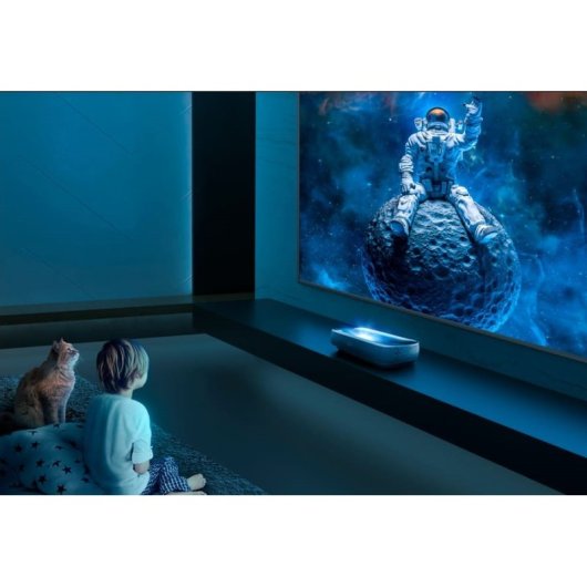 Hisense 100L9HD Proyector Láser de Alcance Ultracorto 4K UHD HDR10+ 3000 lúmenes 100"