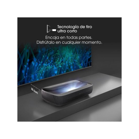 Hisense 100L9HD Proyector Láser de Alcance Ultracorto 4K UHD HDR10+ 3000 lúmenes 100"