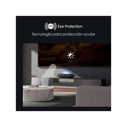 Hisense 100L9HD Proyector Láser de Alcance Ultracorto 4K UHD HDR10+ 3000 lúmenes 100"