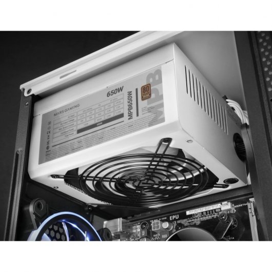 Mars Gaming MPB650 650W 80 Plus Bronze Blanco