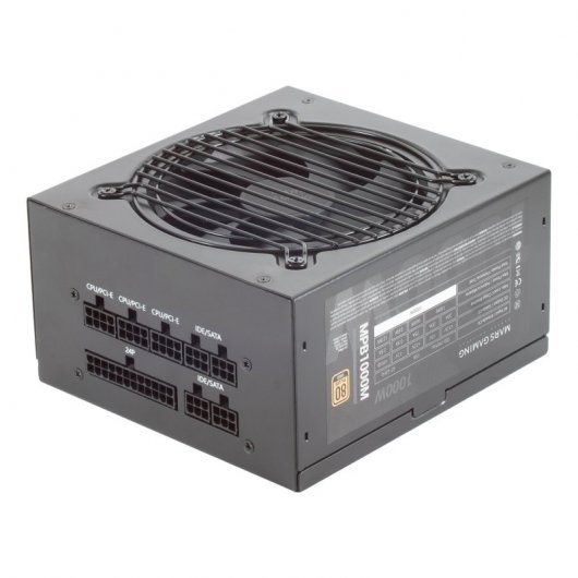 Mars Gaming MPB1000M 1000W 80 Plus Dourado Modular Preto