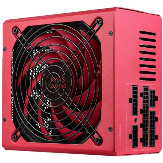 Mars Gaming MPVU750M 750W 80 Plus Argento completamente modulare Rosso