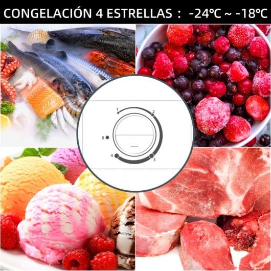 CHiQ FSD160D4E Congelador Vertical 145L E Negro
