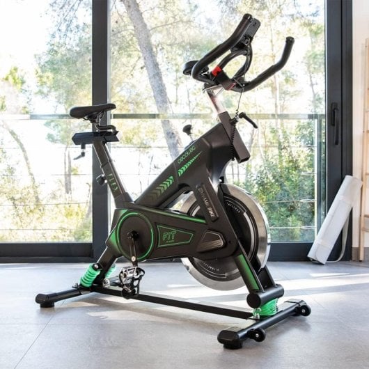 Cecotec Ultraflex 25 X Bicicleta Indoor Profesional con Volante de Inercia 25 Kg Ultraflex Negro