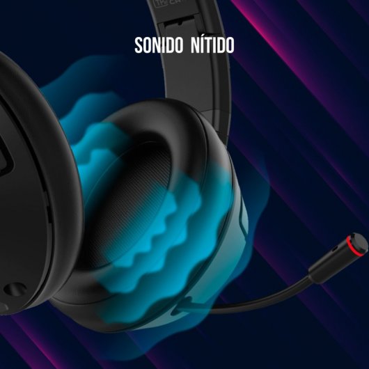 Lorgar NOAH 701 Auriculares Gaming Bluetooth Negros