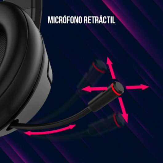 Lorgar NOAH 701 Auriculares Gaming Bluetooth Negros