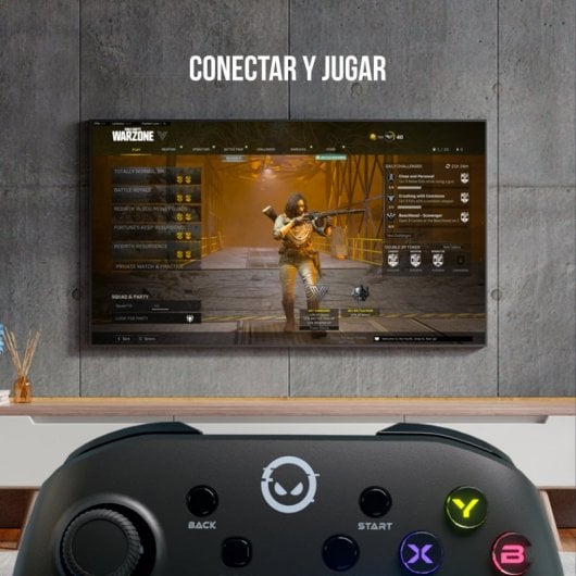 Gamepad wireless Bluetooth Lorgar TRIX-510 nero