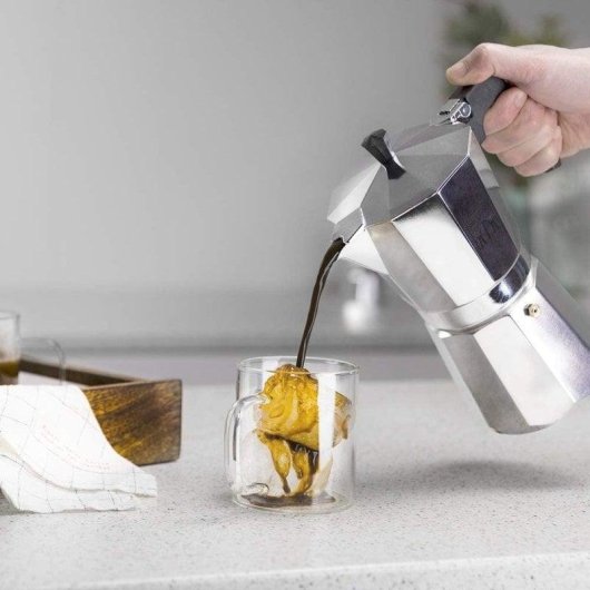 Cafeteira Italiana Cecotec Mokclassic 600 Shiny 300 ml Inox Indução 6 chávenas