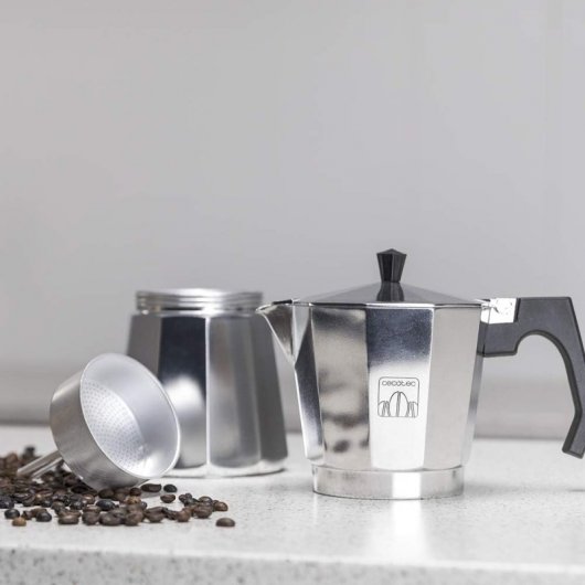 Cecotec Mokclassic 1200 Shiny Cafetera Italiana 12 Tazas para Todas las Cocinas