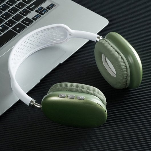 Klack KP9 Auriculares Inalámbricos Bluetooth Sonido Alta Calidad HiFi Verde