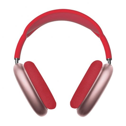 Klack KP9 Auriculares Inalámbricos Bluetooth Sonido Alta Calidad HiFi Rojo