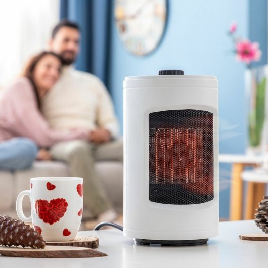 Chauffage céramique oscillant Innovagoods Heramik 1200W blanc