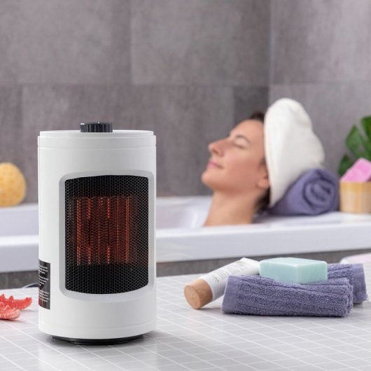Chauffage céramique oscillant Innovagoods Heramik 1200W blanc