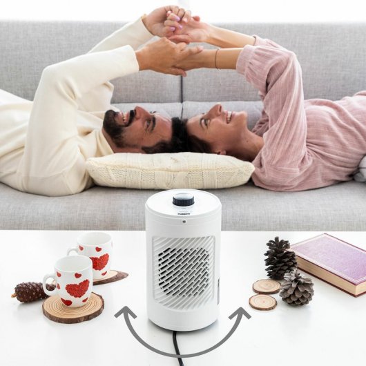 Chauffage céramique oscillant Innovagoods Heramik 1200W blanc
