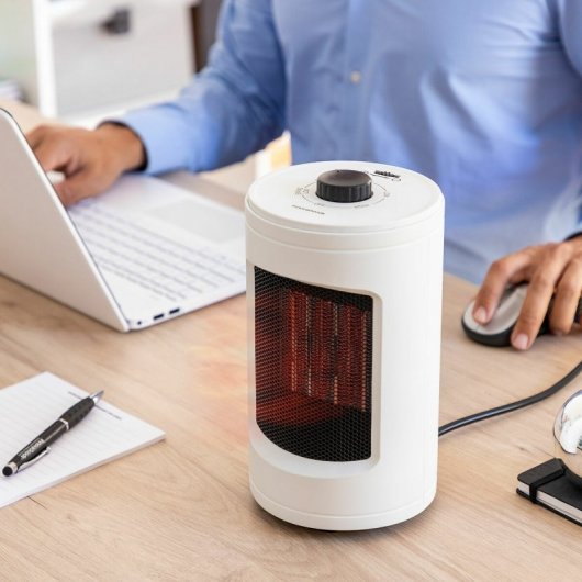 Chauffage céramique oscillant Innovagoods Heramik 1200W blanc