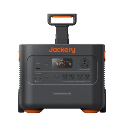 Estação de energia Jackery Explorer 2000 Plus 2042,8Wh 1 porta AC 2 portas USB-A 2 portas USB-C Bateria LiFePO4 Tela LCD Expansível