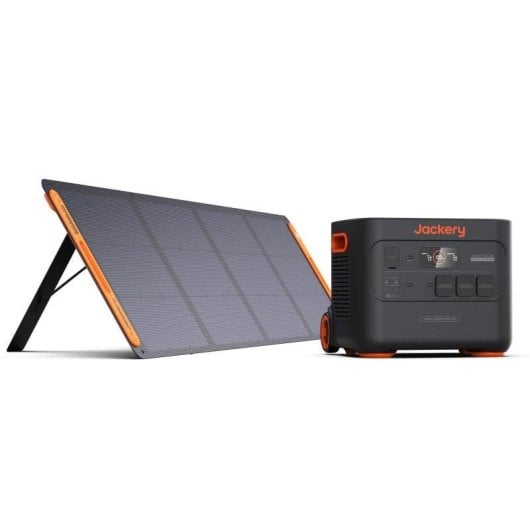 Estação de energia Jackery Explorer 2000 Plus 2042,8Wh 1 porta AC 2 portas USB-A 2 portas USB-C Bateria LiFePO4 Tela LCD Expansível