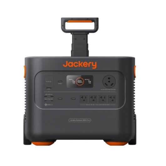 Estação de energia Jackery Explorer 2000 Plus 2042,8Wh 1 porta AC 2 portas USB-A 2 portas USB-C Bateria LiFePO4 Tela LCD Expansível