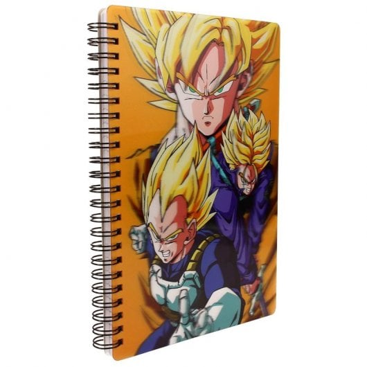 SD Toys Dragon Ball Z Libreta Efecto 3D Saiyans