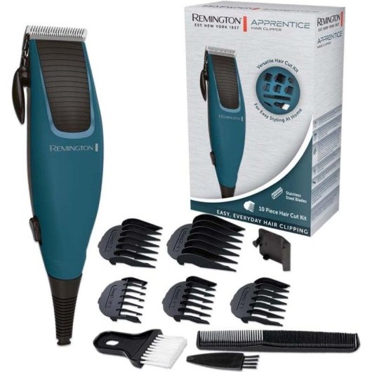 Cortador de Cabelo Remington HC5020 Turquesa Lâminas Aço Inoxidável 5 Pentes