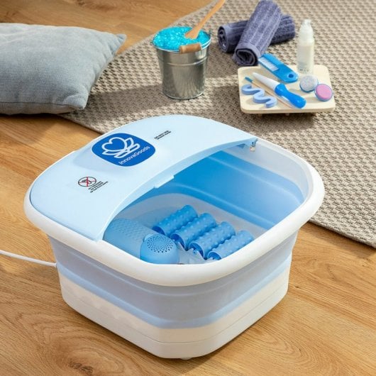 Spa pour les pieds pliable Innovagoods Footopy avec rouleaux et hydromassage
