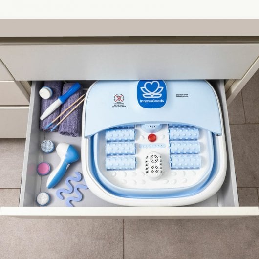 Spa pour les pieds pliable Innovagoods Footopy avec rouleaux et hydromassage