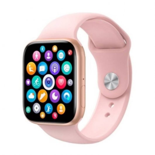 Klack Pack Smartwatch Watch 9 Max + Auriculares Bluetooth Klack Pro Rosa/rojo