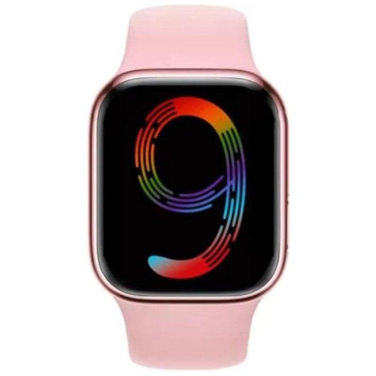 Klack Watch 9 Max Bluetooth 2,19" Rosa SpO2 Pulsómetro Monitor de Sono Pressão Arterial