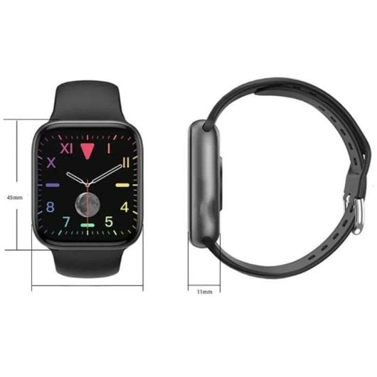 Klack Watch 9 Max Bluetooth 2,19" Rosa SpO2 Pulsómetro Monitor de Sono Pressão Arterial