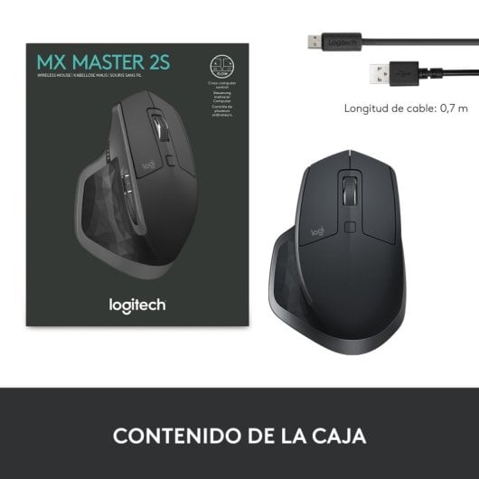 Mouse wireless Logitech MX Master 2S 4000 DPI Nero