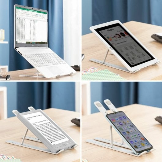Support pour ordinateur portable pliable et réglable Innovagoods Flastan