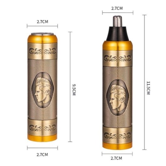 Máquina de Cortar Cabelo Multifunções Klack 3 em 1 Sem Fios USB-C 90min 3 Pentes