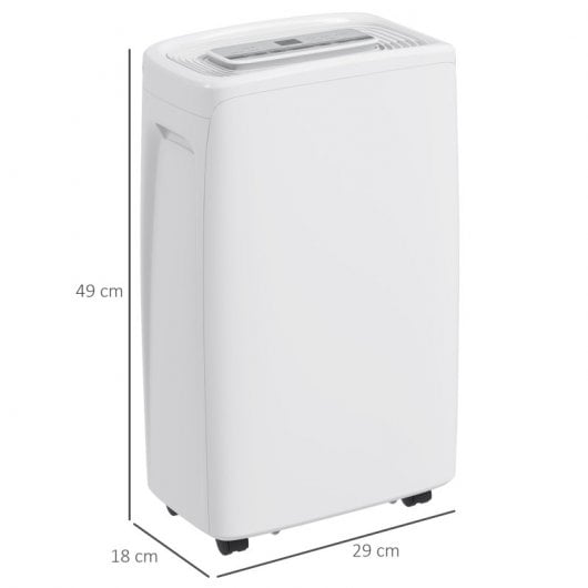 Homcom Deshumidificador 12L 240W Blanco