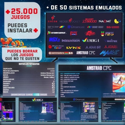 UnicView Pandora Box Xain'D Sleena para 1 Jugador con Más de 25.000 Juegos