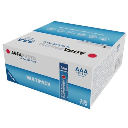Batterie Agfaphoto LR03 Plus Micro AAA 1.5 V 100 Stuck