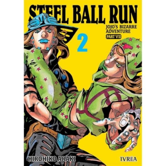 Manga Steel Ball Run Volumen 2 IVREA Edición Deluxe 400 páginas Laca UV Metalizada