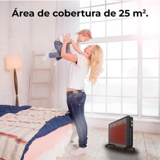 Cecotec Readywarm 2000 Now Placa Radiante de Mica 2000W Reacondicionado