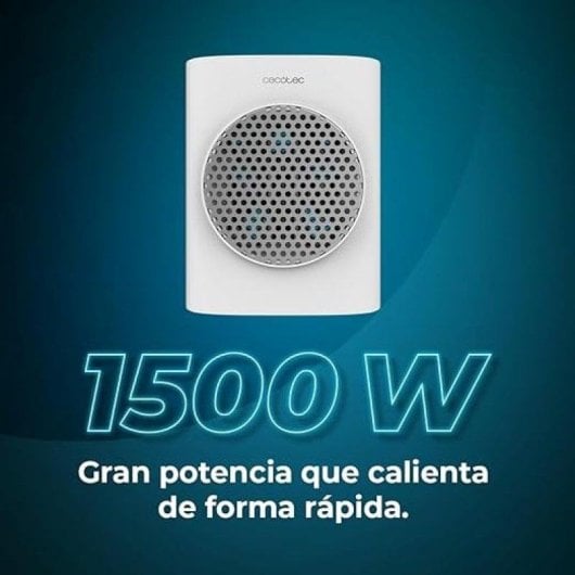 Calefator Cecotec Readywarm 1570 Max Ceramic Rotate Smart 1500W Oscilação 3 Modos