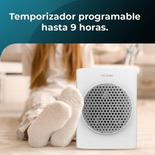 Aquecedor Cerâmico Cecotec Readywarm 1570 Max Ceramic Rotate Smart 1500W Rotativo
