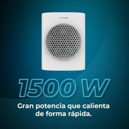 Aquecedor Cerâmico Cecotec Readywarm 1570 Max 1500W Silencioso