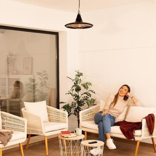 Außen-Heizgerät Halogen Cecotec Readywarm 1500 Power Ceiling 1.500W mit Fernbedienung