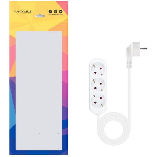 Nanocable 10.38.0003-NS extensão elétrica 1,4 m 3 tomada(s) CA Interior Branco