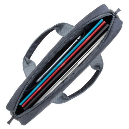 Rivacase Prater 7522 Maletín Antirrobo Gris Oscuro para Portátil hasta 14"
