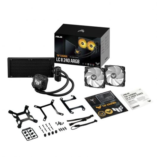 ASUS TUF Gaming LC II 240 ARGB Kit de Refrigeración Líquida 240mm Negro