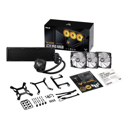 Refrigeration Liquide ASUS TUF Gaming LC II 360mm 3 Ventilateurs ARGB Noir