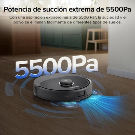 Aspirador Robô com Mopa Roborock Q8 Max Navegação LiDAR 5.500 Pa WiFi Alexa