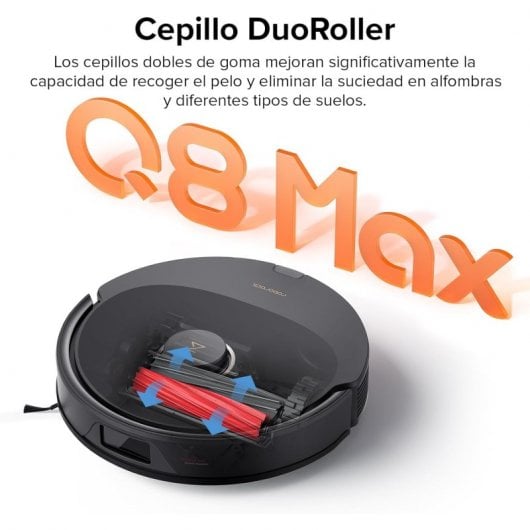 Roborock Q8 Max Robot aspirapolvere Nero