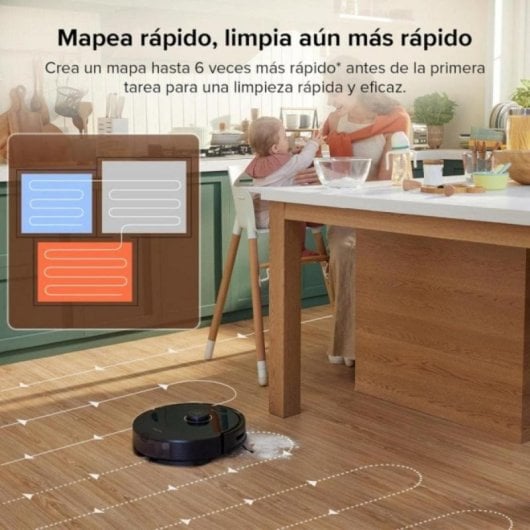 Aspirador Robô com Mopa Roborock Q8 Max Navegação LiDAR 5.500 Pa WiFi Alexa