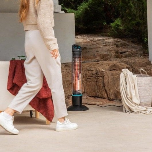 Elektroheizer Cecotec Readywarm 1000 Power Tower Halogen 1000W IP55 Fernbedienung